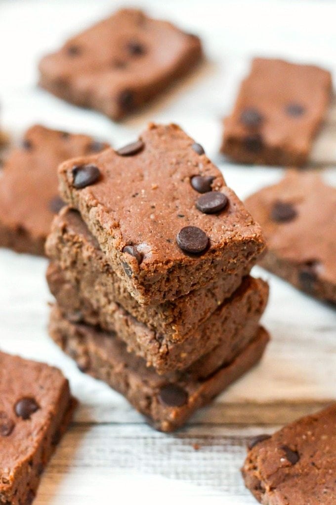Healthy No Bake Mocha Breakfast Bars