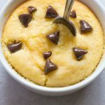 Healthy 1 Minute Low Carb Chocolate Chip Muffin