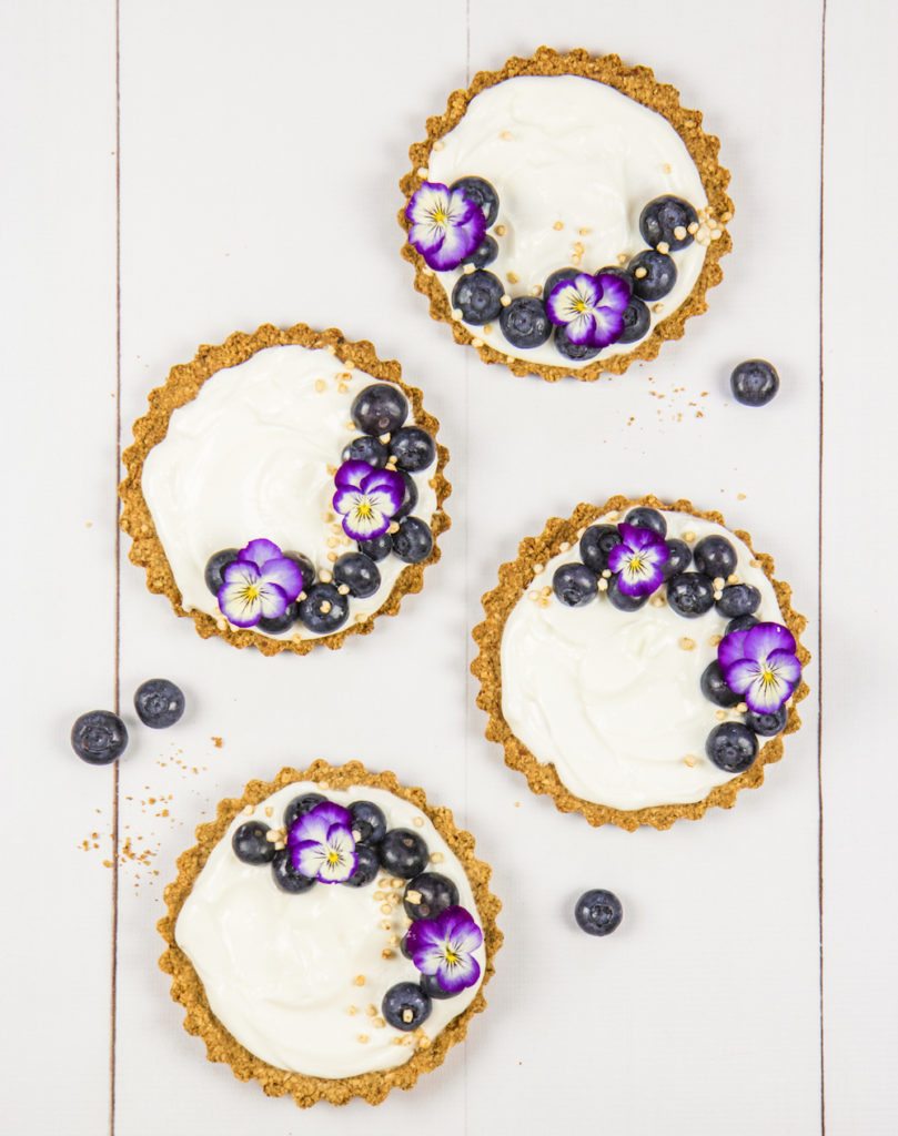 Blueberry Granola Tarts