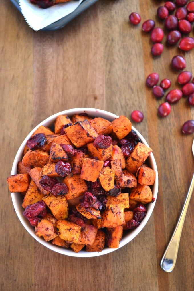 Crispy Potatoes Cranberries