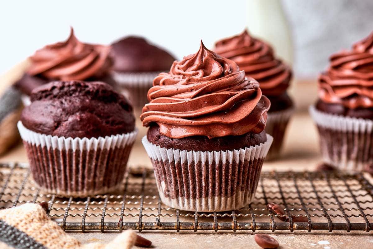 baked protein cupcakes. 