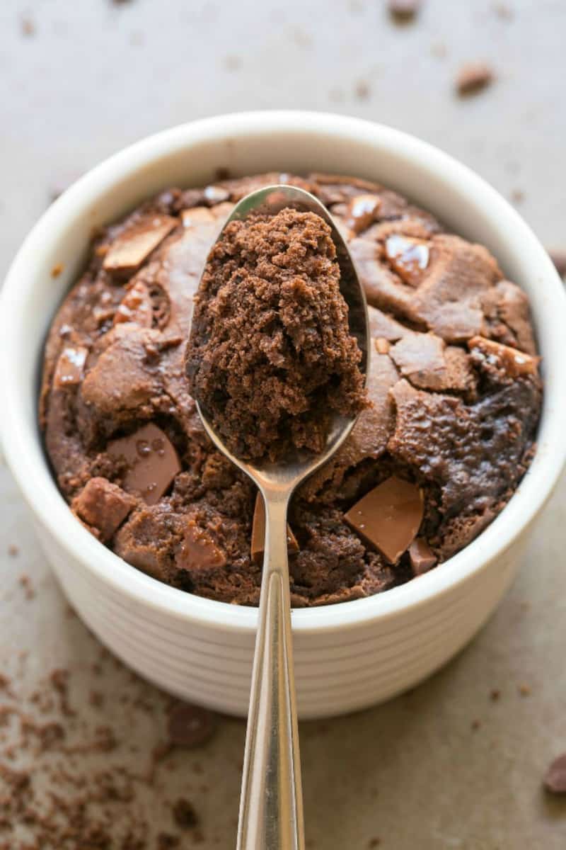 healthy mug brownie