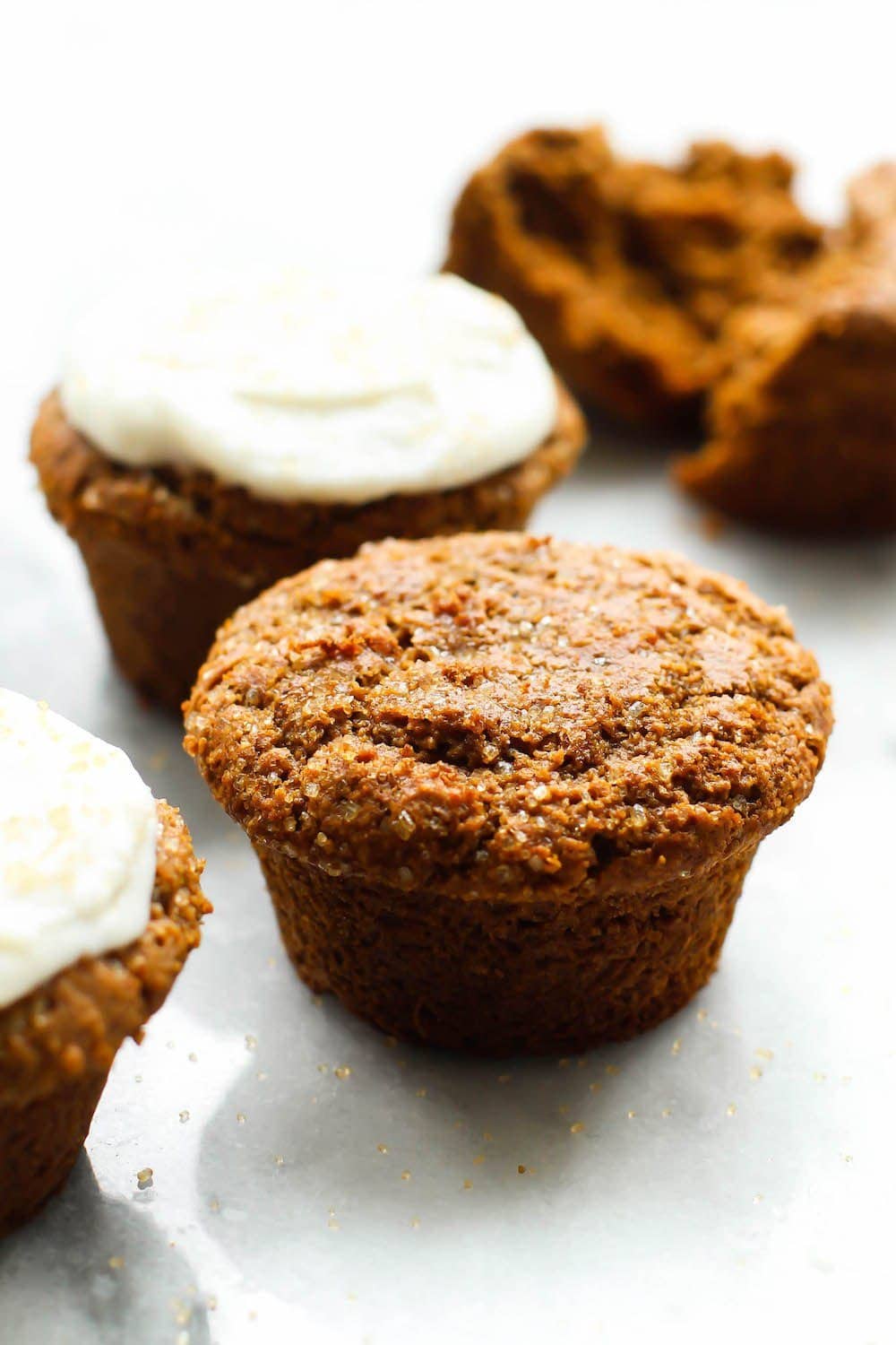 Flourless Gingerbread Muffins