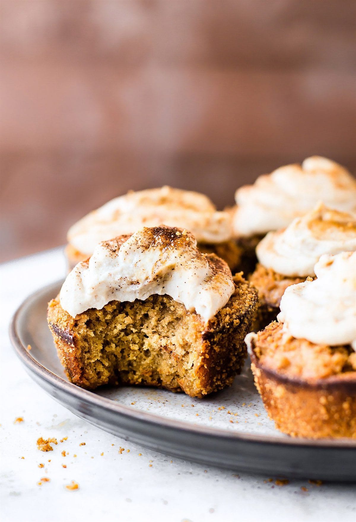 Flourless Peanut Butter Churros Muffins