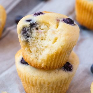 fat free blueberry muffins