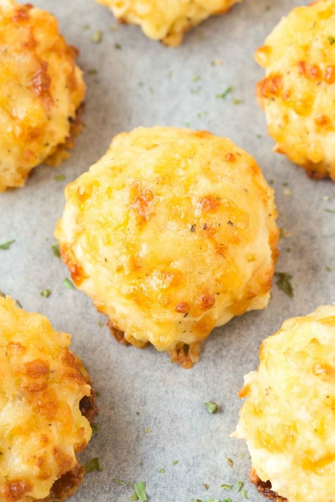 Healthy 3 Ingredient Cheese Biscuits (Gluten Free, Vegan)