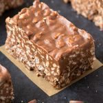 Healthy No Bake Peanut Butter Crunch Bars Homemade and made in 5 minutes