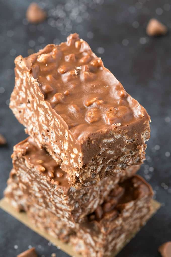 Homemade Crunch Bars (Award Winning Recipe!) - The Big Man's World