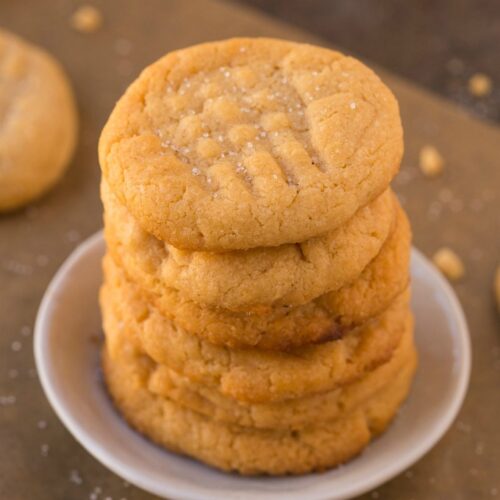 The BEST Easy 3 ingredient flourless sugar free peanut butter cookies recipe made with NO eggs, keto, vegan and ready in 12 minutes- Almond butter option too!