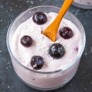 blueberry breakfast cheesecake