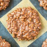 No Bake Chocolate Peanut Butter Crunch Cookies