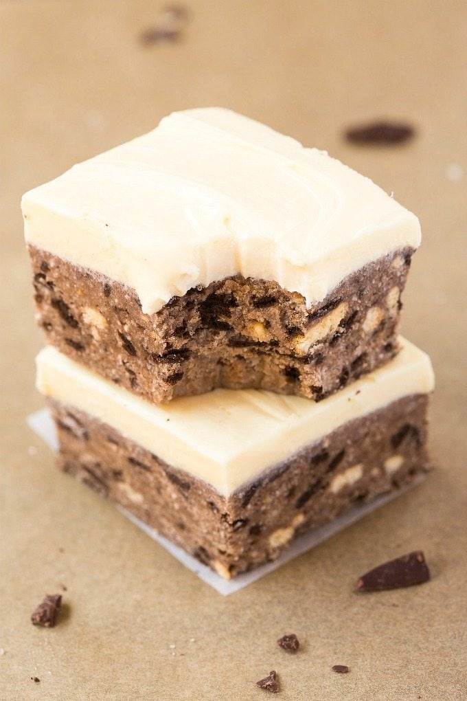 Healthy No Bake Cookies And Cream Breakfast Bars Paleo Vegan Gluten Free The Big Man S World