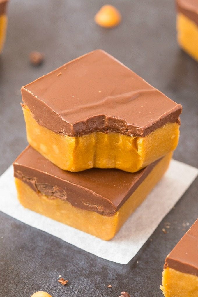 Healthy 4 Ingredient No Bake Pumpkin Pie Bars (Paleo, Vegan, Gluten Free)