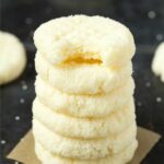 3-Ingredient No Bake Coconut Cookies (Keto, Paleo, Vegan, Sugar Free)- Make these super simple no bake cookies in under 5 minutes, to satisfy your sweet tooth the healthy way! Low carb and tastes like a coconut candy bar! #lowcarbrecipe #nobakecookies #ketodessert #lowcarb #sugarfree | Recipe on thebigmansworld.com
