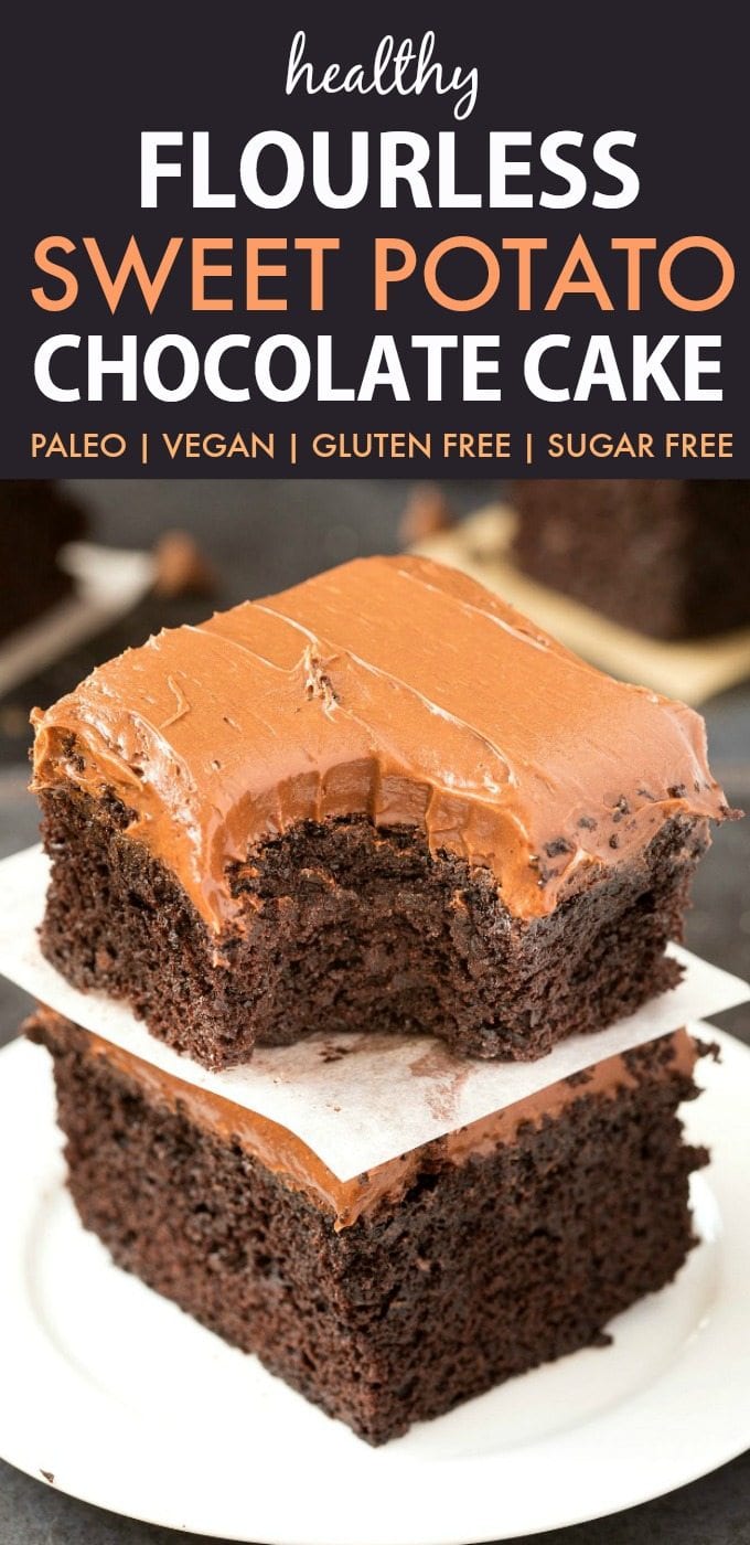 Flourless Sweet Potato Chocolate Cake (Paleo, Vegan ...