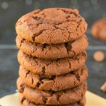 4-Ingredient Flourless Keto Chocolate Cookies (Paleo, Vegan, Low Carb, Sugar Free, Gluten Free)-An easy recipe for soft and chewy cookies using just 4 ingredients! Easy, healthy, delicious low carb high protein cookies which take less than 12 minutes to whip up! #keto #ketodessert #flourless #cookies | Recipe on thebigmansworld.com