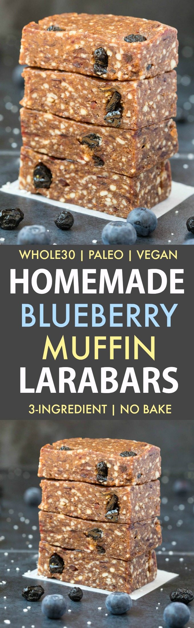 blueberry muffin raw bars