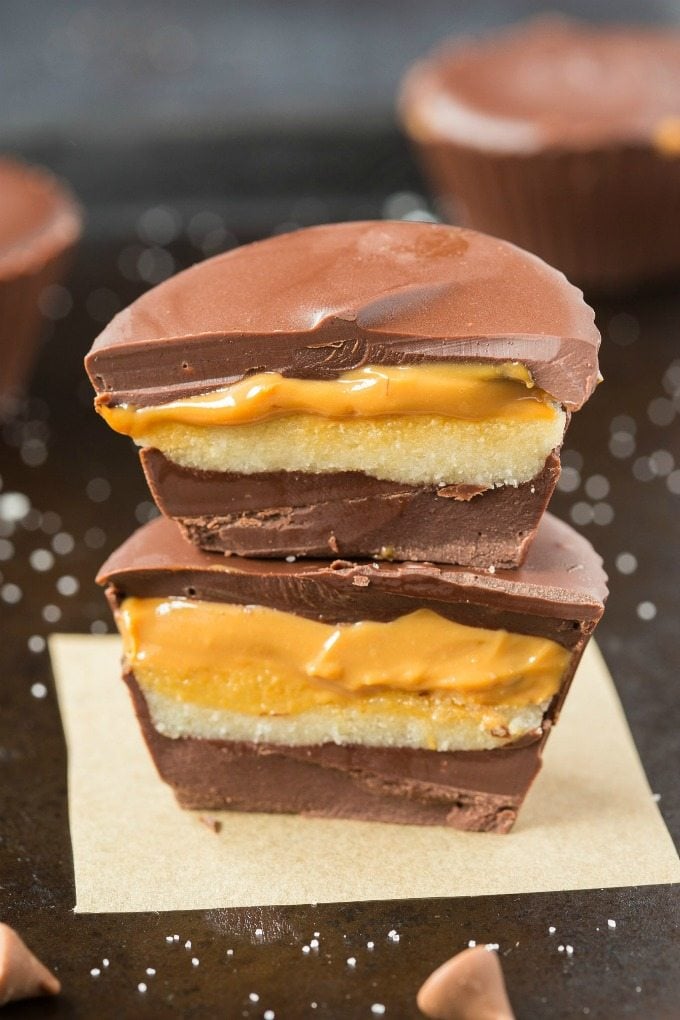 Homemade Snickers Cups