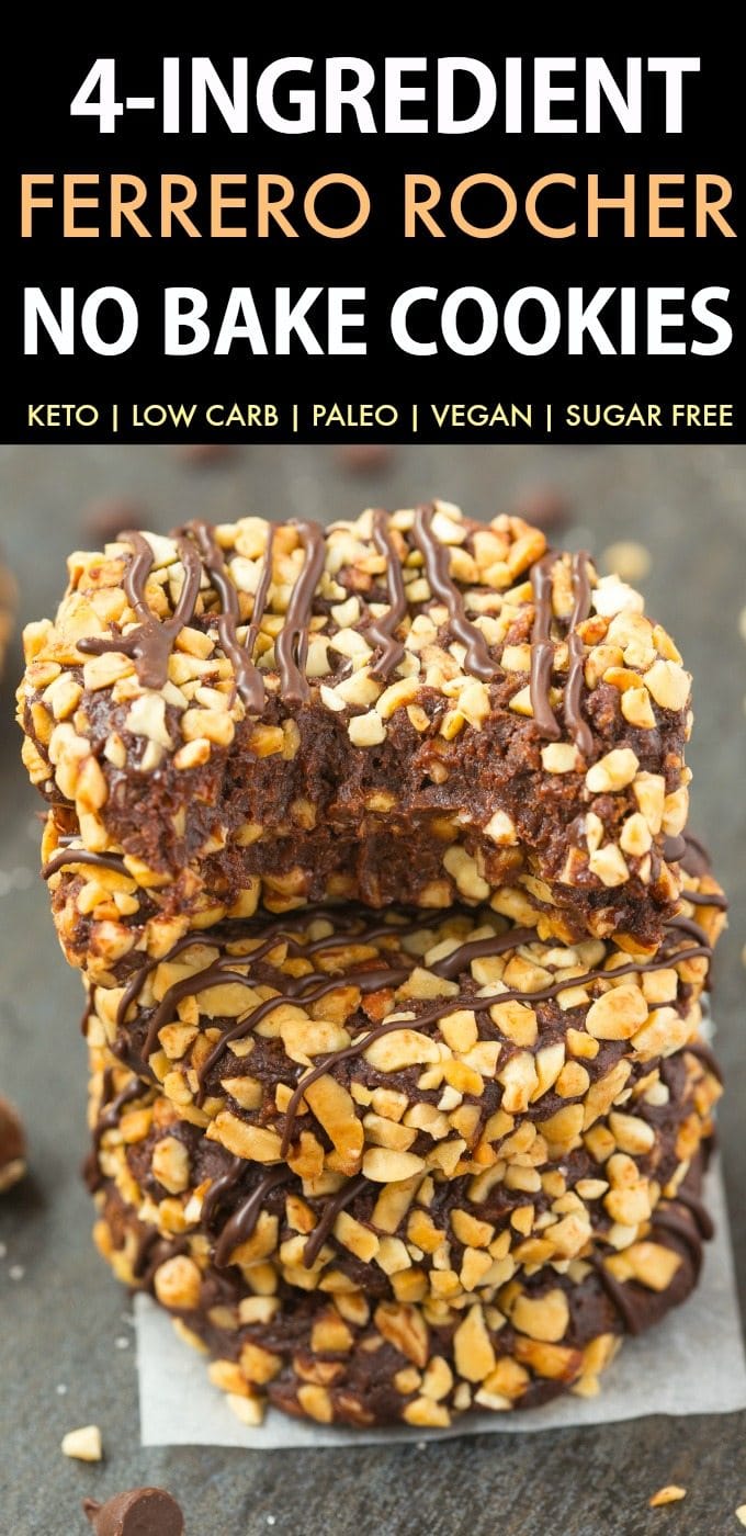 No Bake Paleo Vegan Chocolate Hazelnut Cookies (Keto ...