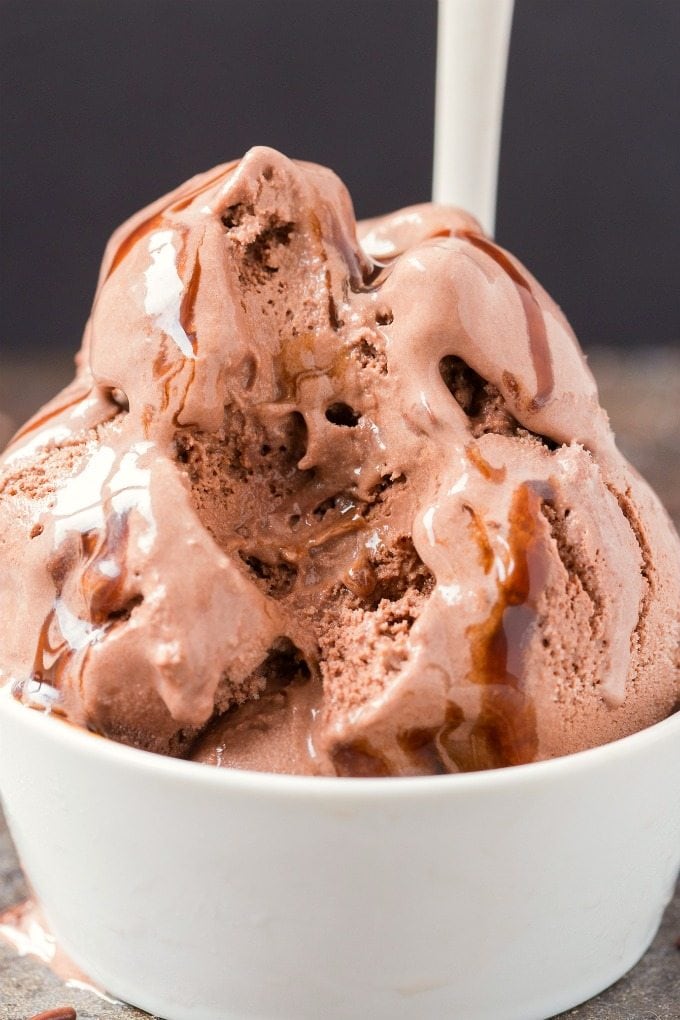 4-Ingredient Keto Chocolate Ice Cream 
