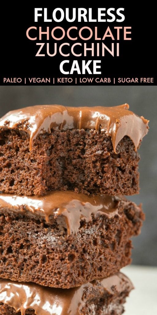 Flourless Paleo Vegan Chocolate Zucchini Cake (Keto Flourless Paleo Vegan Chocolate Zucchini Cake (Keto