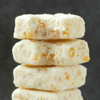 Healthy No Bake Pineapple Coconut Crack Bars (Keto, Paleo, Vegan, Sugar Free)- An easy 4-ingredient recipe for tropical pineapple coconut bars ready in 5 minutes- The perfect ketogenic friendly low carb dessert or snack! #ketorecipe #nobake #tropical #lowcarb #sugarfree #ketodessert | Recipe on thebigmansworld.com