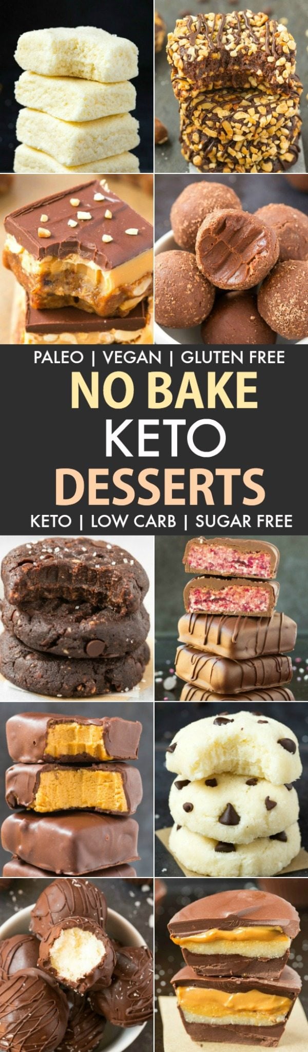 Easy Low Carb Keto No Bake Desserts 