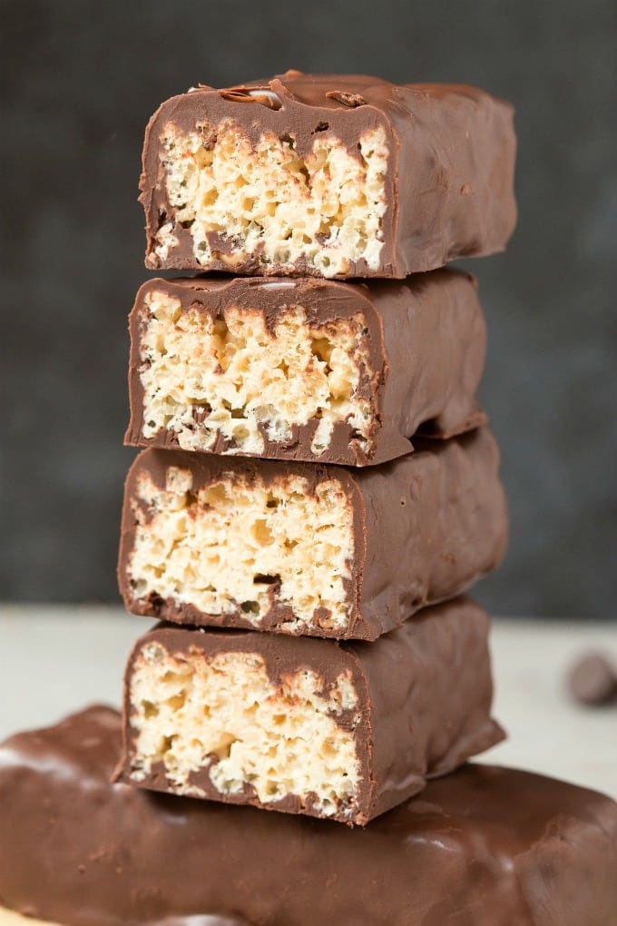 Homemade Low Carb CRUNCH Protein Bars.