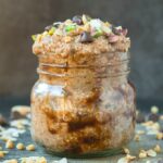 Low Carb Keto Oatmeal (Paleo, Vegan, Gluten Free)- An easy recipe for instant or overnight keto oatmeal made with flaxmeal, chia seeds and coconut- The perfect sugar-free ketogenic breakfast! #oatlessoats #overnightoats #lowcarb #ketogenicbreakfast #ketobreakfast #ketosis | Recipe on thebigmansworld.com