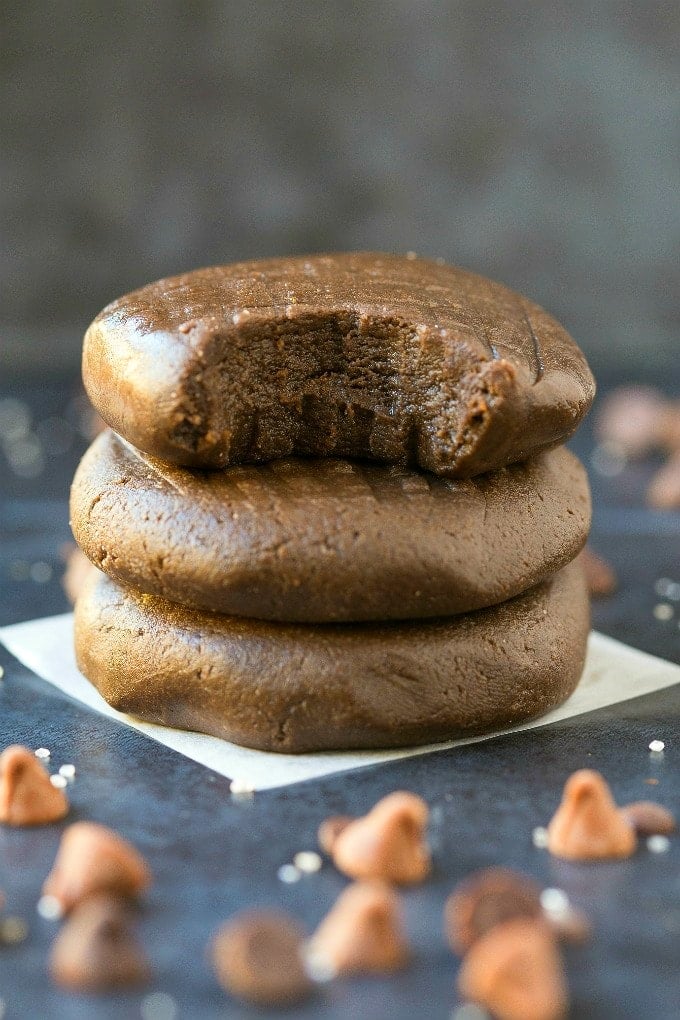 3-Ingredient Low Carb Keto Chocolate No Bake Cookies 