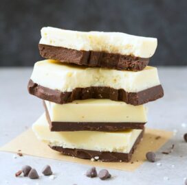 2-Ingredient Low Carb Keto Chocolate Coconut Fat Bombs
