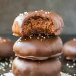 4-Ingredient No Bake Brownie Batter Cookies