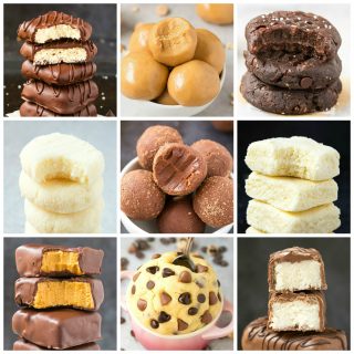 Easy Keto and Vegan No Bake Snacks (Paleo, Sugar Free, Low Carb)- Quick and easy keto and vegan snack recipes to satisfy the sweet tooth- easy ingredients, kid-friendly and with nut-free and peanut-free options! #keto #vegan #backtoschool #nobake #snacks | Recipes on thebigmansworld.com