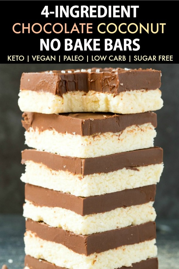 Healthy No Bake Paleo Vegan Chocolate Coconut Bars Keto Low Carb The Big Man S World