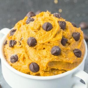 Healthy Paleo Vegan Pumpkin Cookie Dough