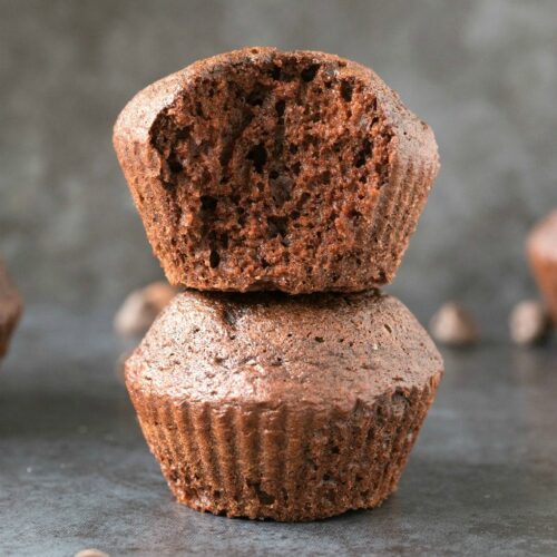 Healthy Flourless Pumpkin Chocolate Muffins