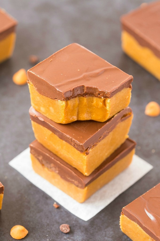 No Bake Paleo Vegan Pumpkin Fudge Bars (Keto, Sugar Free)