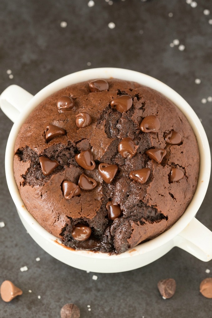 Healthy 1-Minute Flourless Mug Brownie 