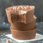 3-Minute Paleo Vegan Chocolate Fudge (Keto, Low Carb, Sugar Free)- An easy 3-ingredient recipe for smooth, creamy and fool-proof chocolate keto fat bomb fudge made with no dairy, no sugar, no condensed milk. #ketorecipe #fatbombs #dairyfree #paleo #vegan #keto | Recipe on thebigmansworld.com