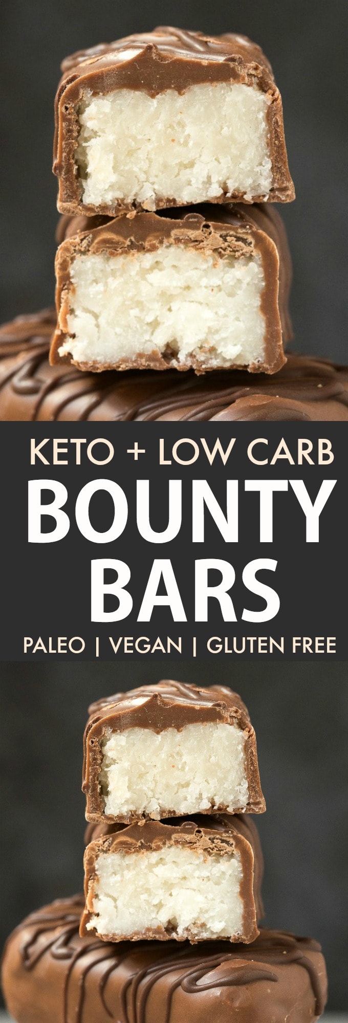 Keto homemade bounty bars 