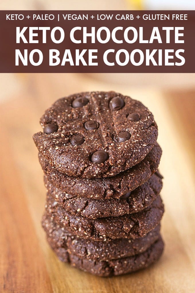 Keto Chocolate No Bake Cookies (Vegan, Paleo, Low Carb) - The Big Man's ...