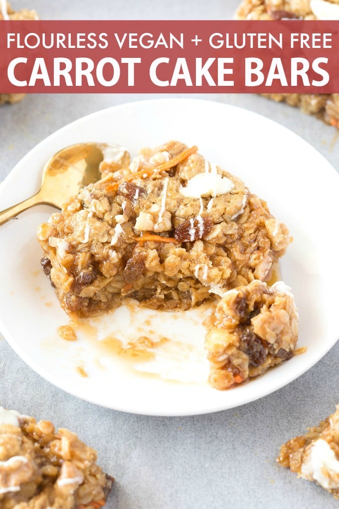 healthy carrot cake baked oatmeal