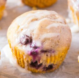 paleo lemon blueberry muffins
