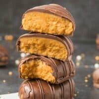 Keto Easter Eggs with peanut butter