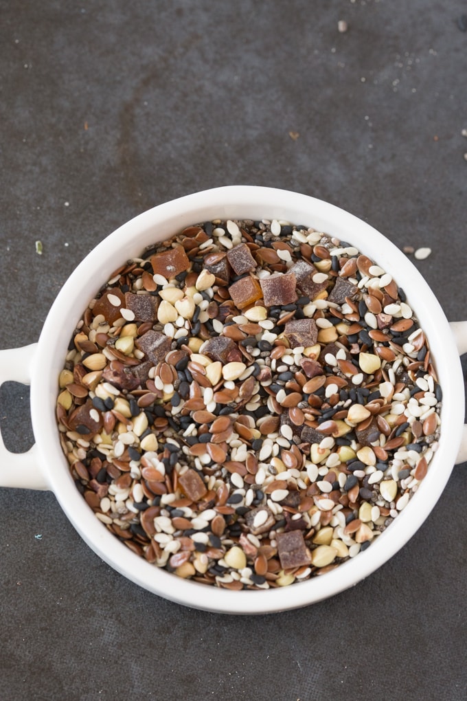 seeds and dried fruit