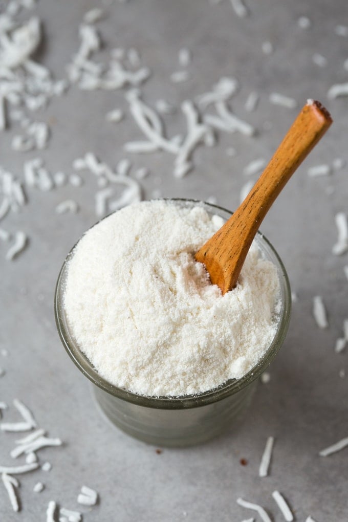 coconut flour to be used in no bake cookies