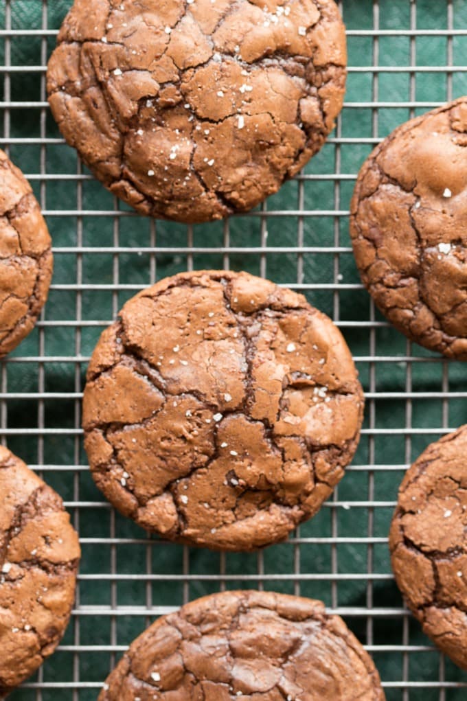 Healthy Flourless Fudgy Brownie Cookies Recipe