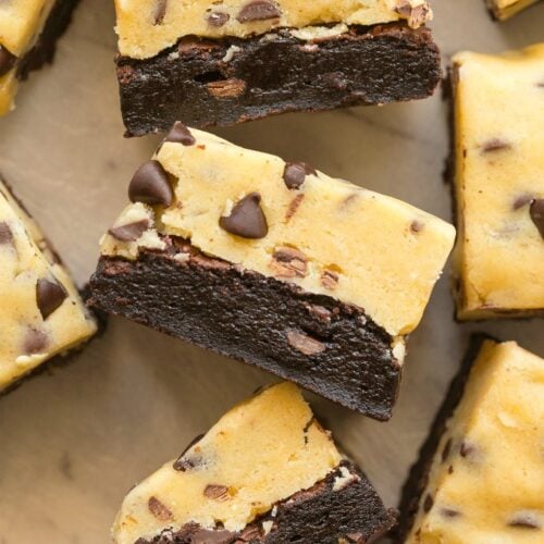 Cookie Dough Brownies - The Big Man's World