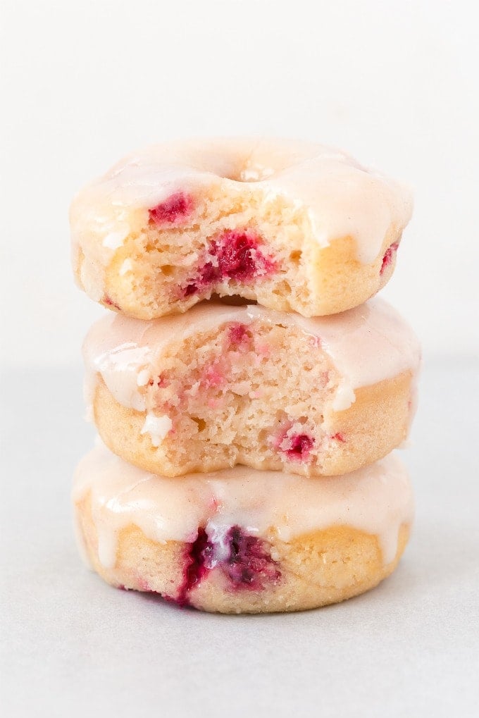 Paleo Keto Baked Raspberry Donuts Recipe