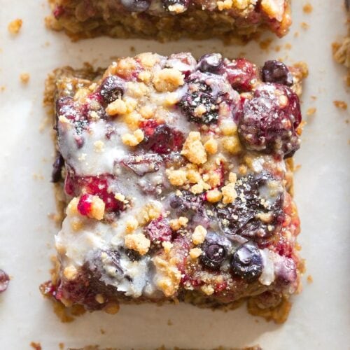 The best healthy blueberry crumble bars recipe